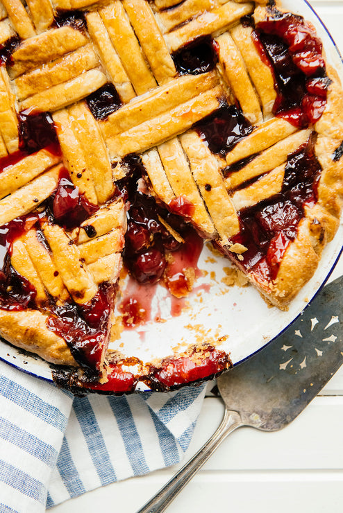 Load image into Gallery viewer, A Lattice-Topped Cherry Pie