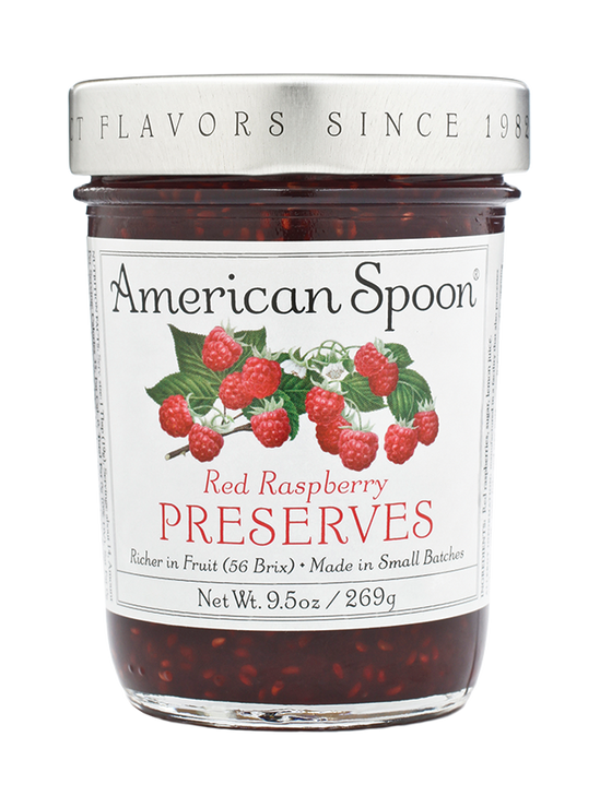 Load image into Gallery viewer, A jar of Red Raspberry Preserves