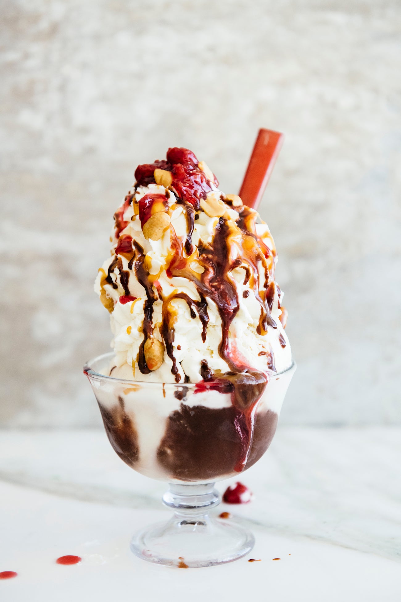 American Spoon Sundae Box with Fudge Sauce, Sour Cherries, Salted Maple Caramel, and Candied Pecans