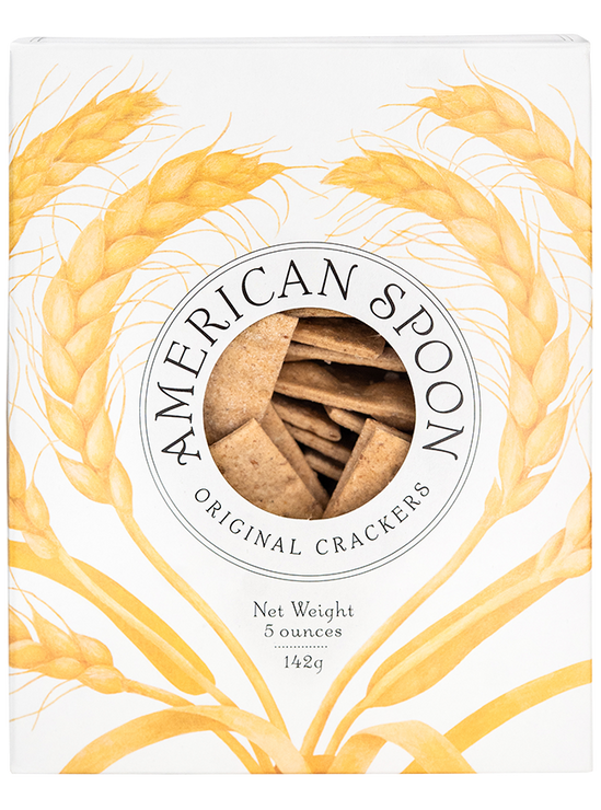 Load image into Gallery viewer, Box of American Spoon Original Crackers with wheat design
