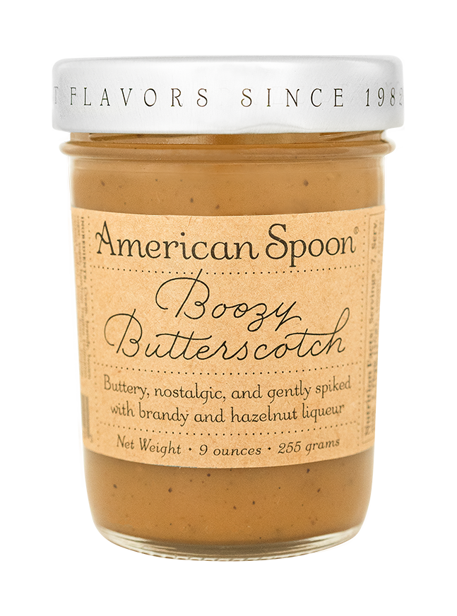 a jar of Boozy Butterscotch