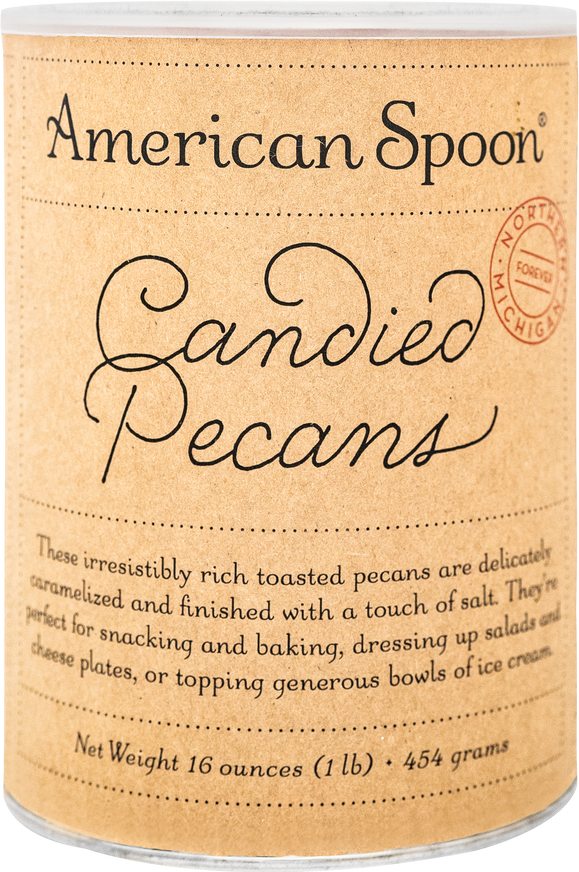 Canister of Candied Pecans