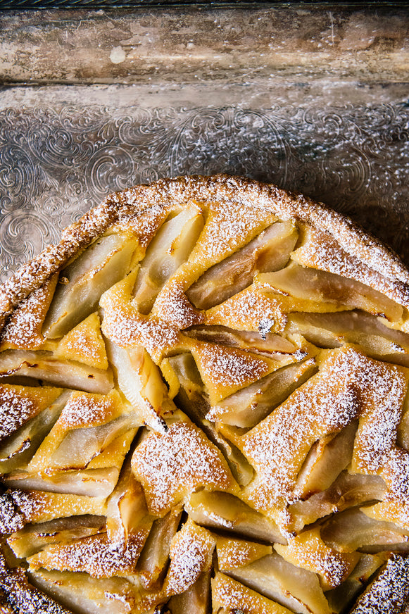A pear galette 