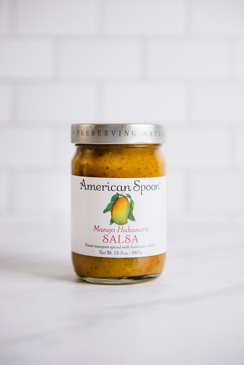Load image into Gallery viewer, A jar of Mango Habanero Salsa
