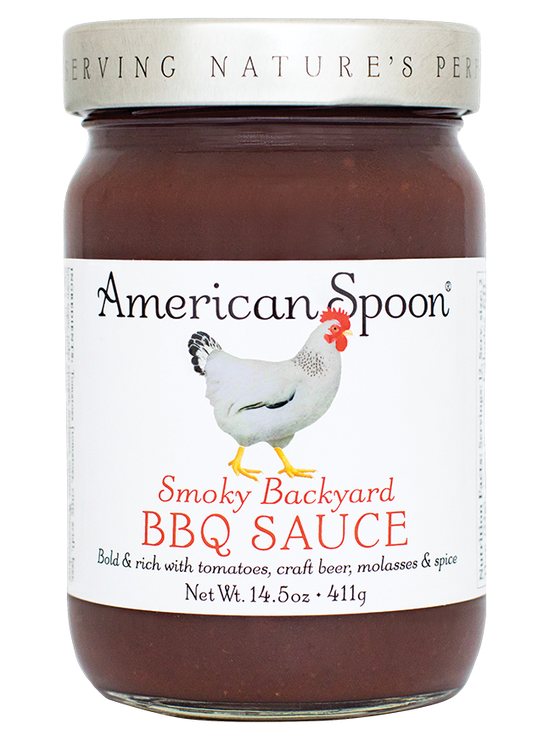 Load image into Gallery viewer, A jar of Smoky Backyard BBQ Sauce
