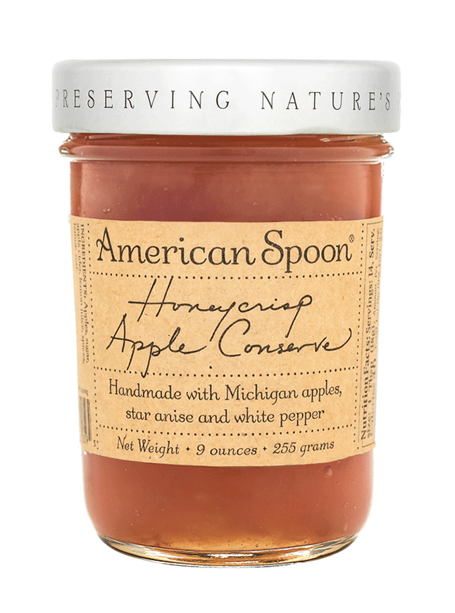 A jar of Honeycrisp Apple Conserve