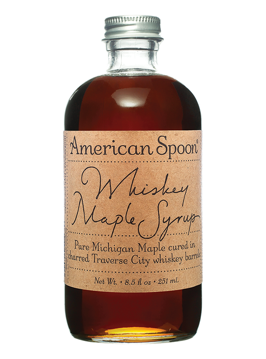 Load image into Gallery viewer, A jar of Whiskey Maple Syrup

